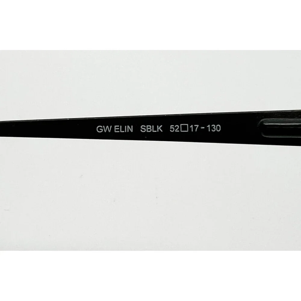 Gant Eyeglasses Womens Black Semi Rimless Rhinestone GW ELIN SBLK 52-17-130